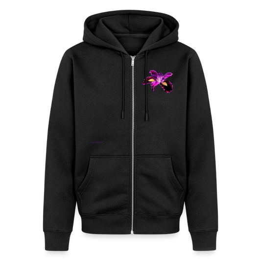 Organic Zip Hoodie ::::: ::::: - black