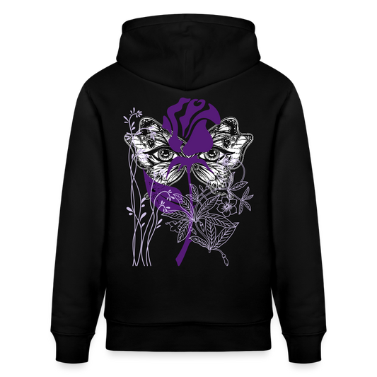 Butterfly Eyes - Organic Hoodie - black