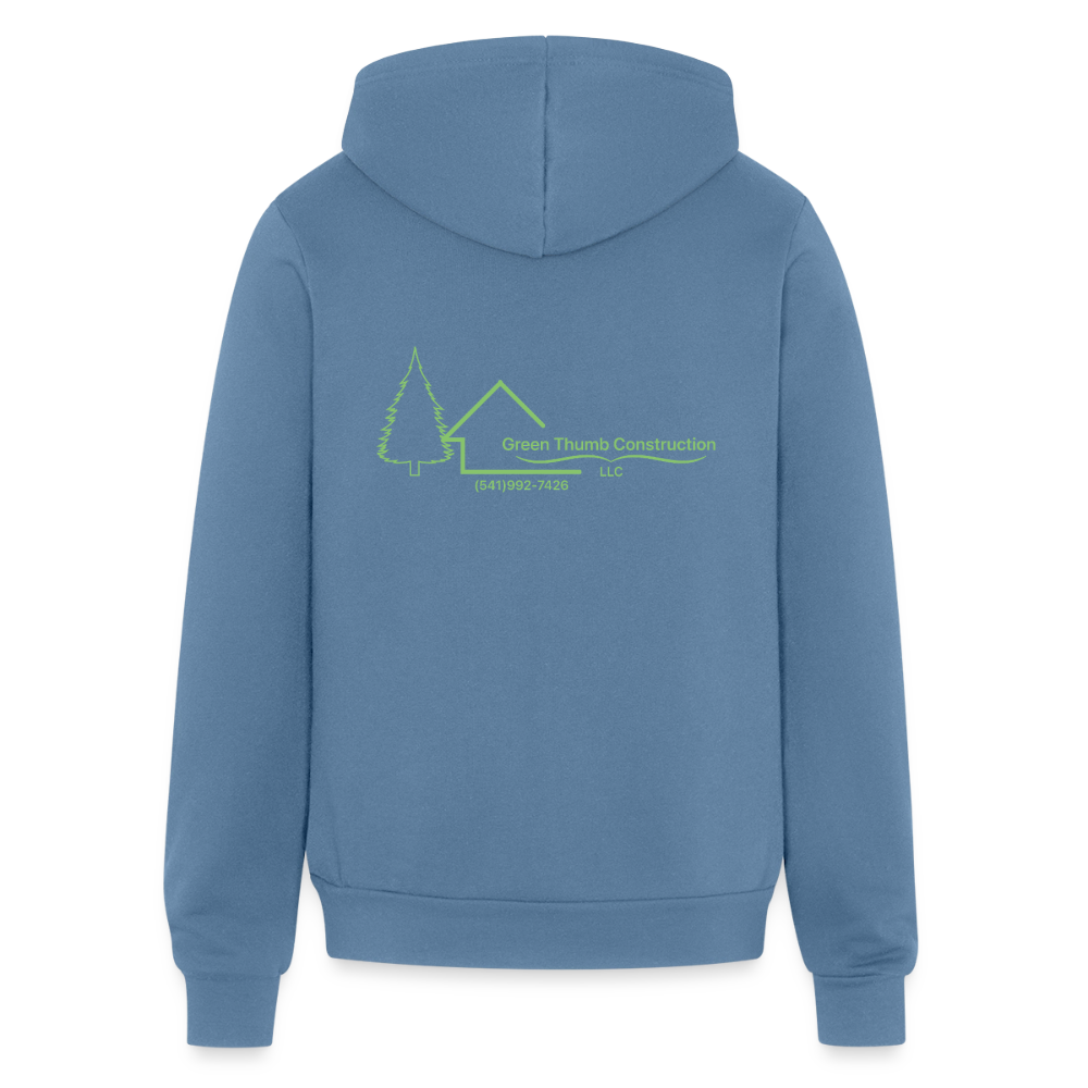 Green Thumb Construction Hoodie - steel blue