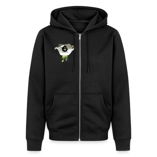 Organic Zip Hoodie :::::  ::: - black