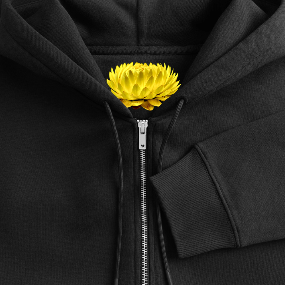 Capitalism :::: Organic Zip Hoodie - black