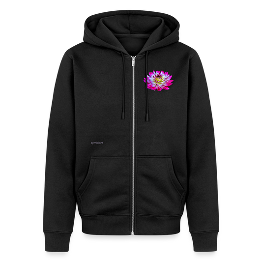 Organic Zip Hoodie ::::: - black