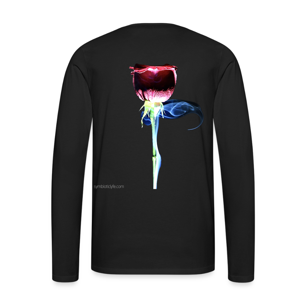Smoke & Roses :: Mens Style Long Sleeve - black
