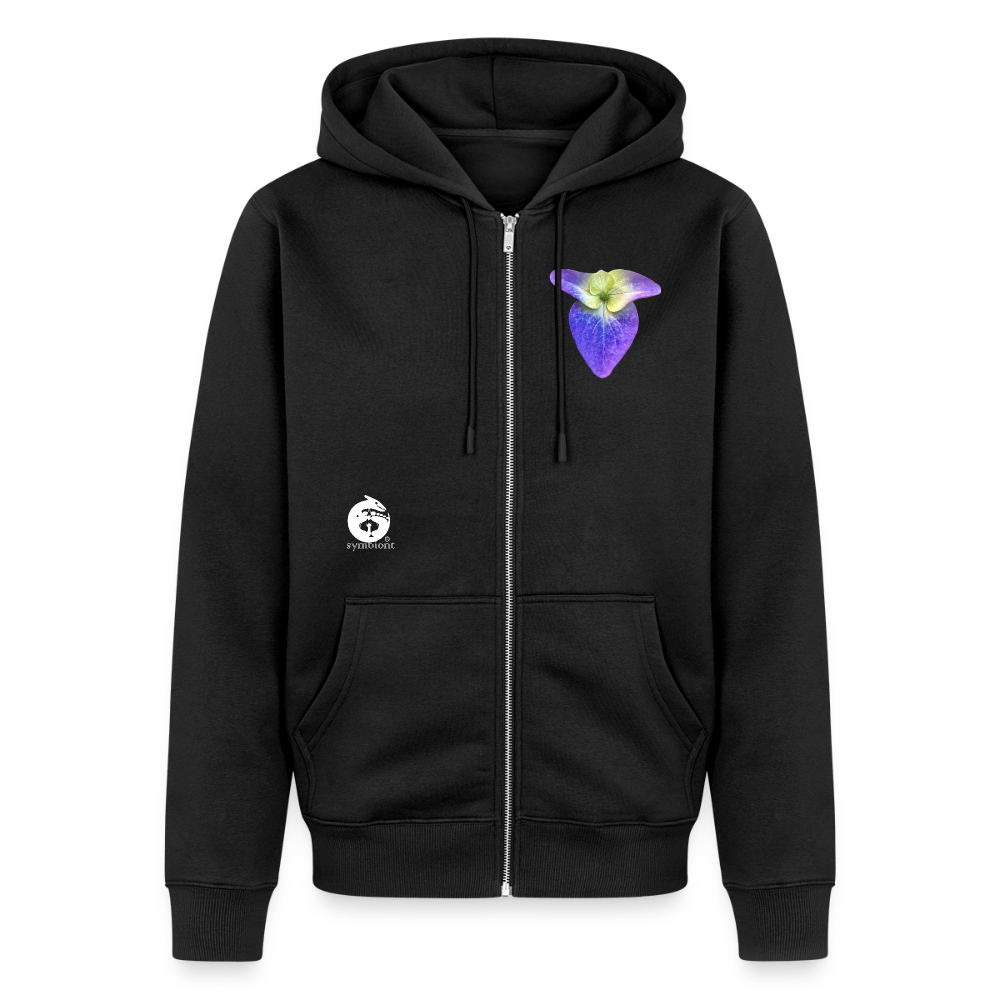 Organic Zip Hoodie ::::: ::::: ::::: - black