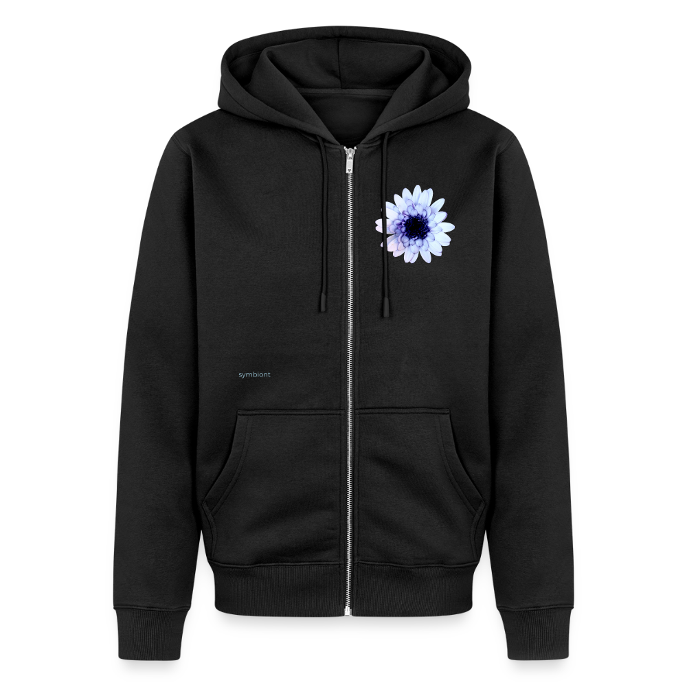 Organic Zip Hoodie ::::: ::::: : - black