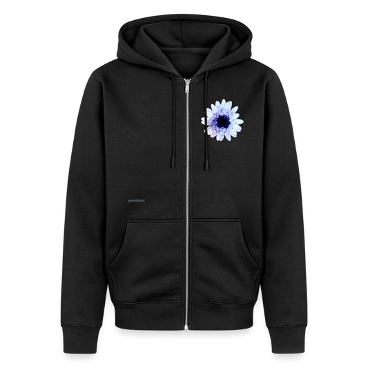 Organic Zip Hoodie ::::: ::::: : - black
