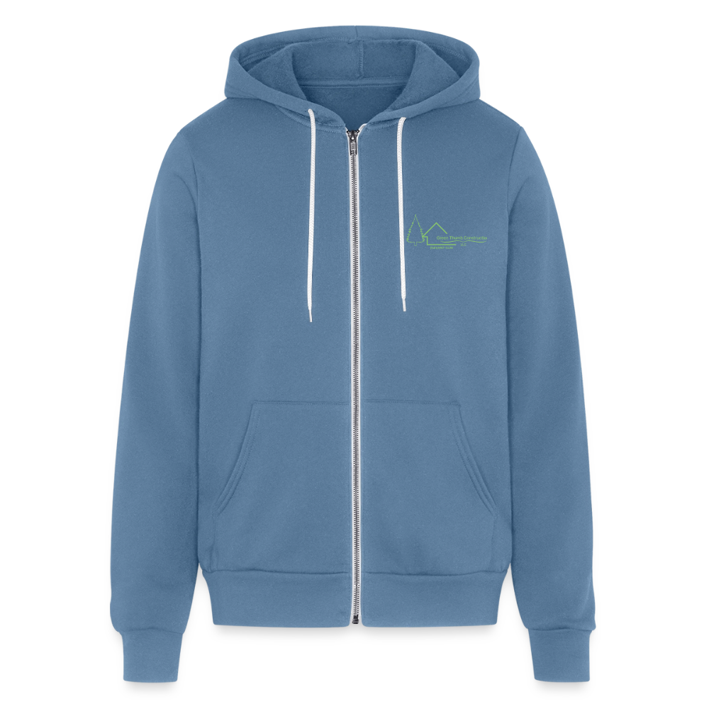 Green Thumb Construction Hoodie - steel blue
