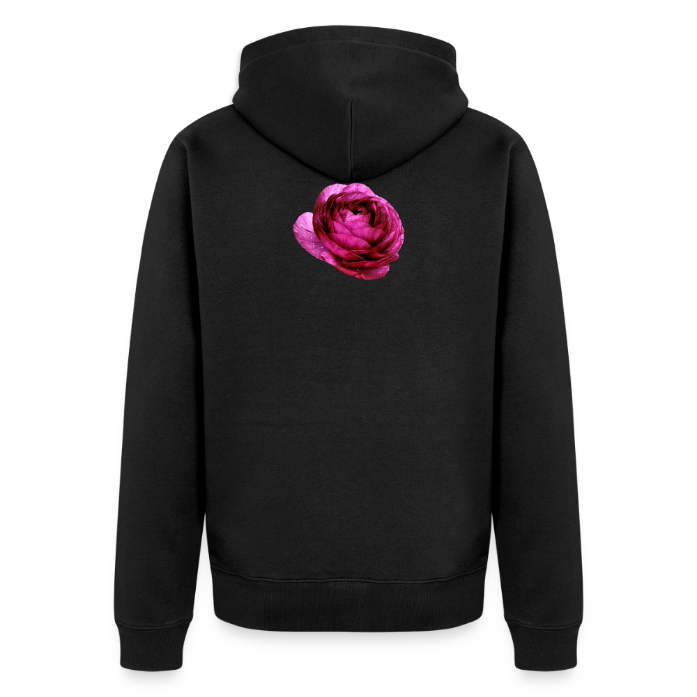 Organic Zip Hoodie ::: - black