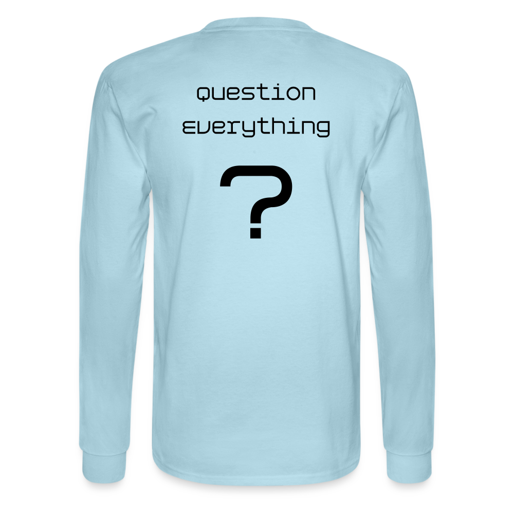 Question Long Sleeve T-Shirt - powder blue