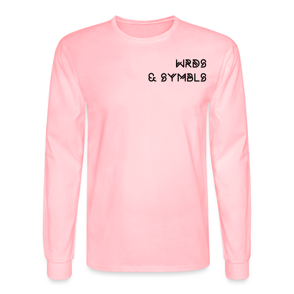 WRDS & SYMBLS Long Sleeve T - pink