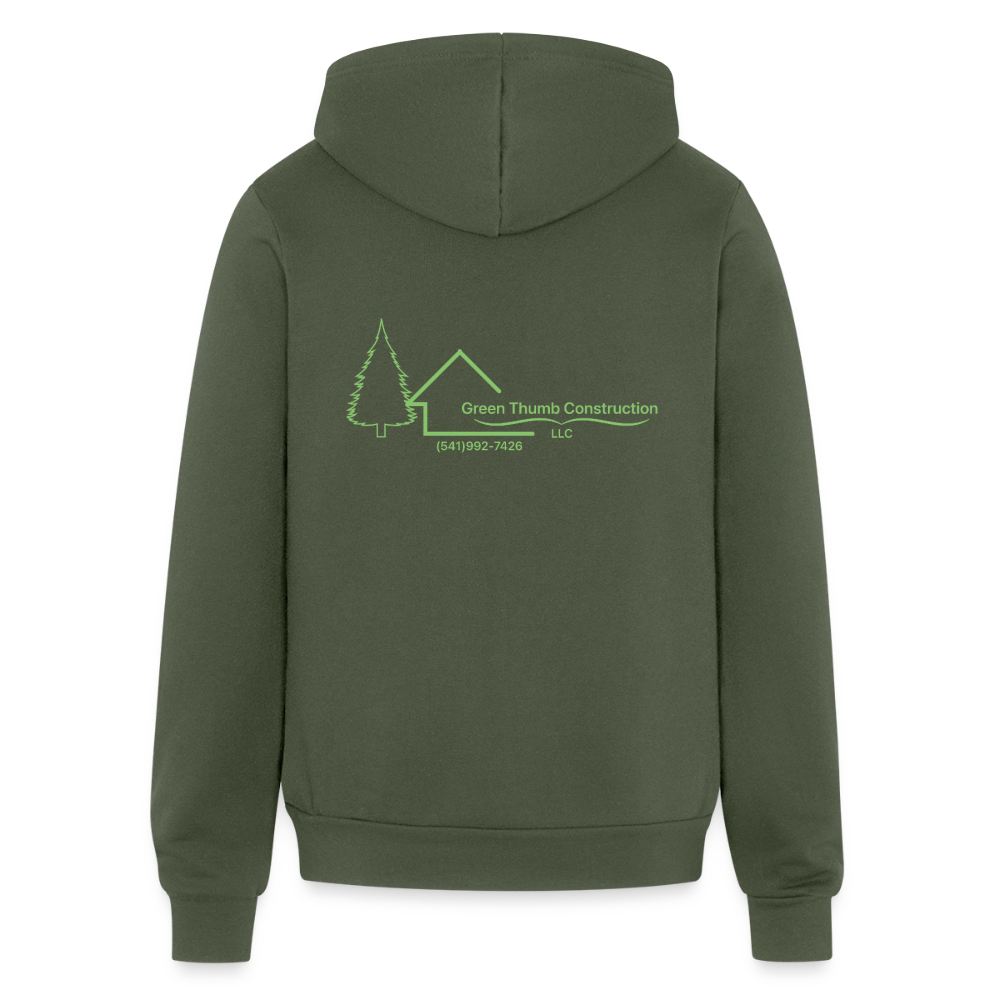 Green Thumb Construction Hoodie - military green