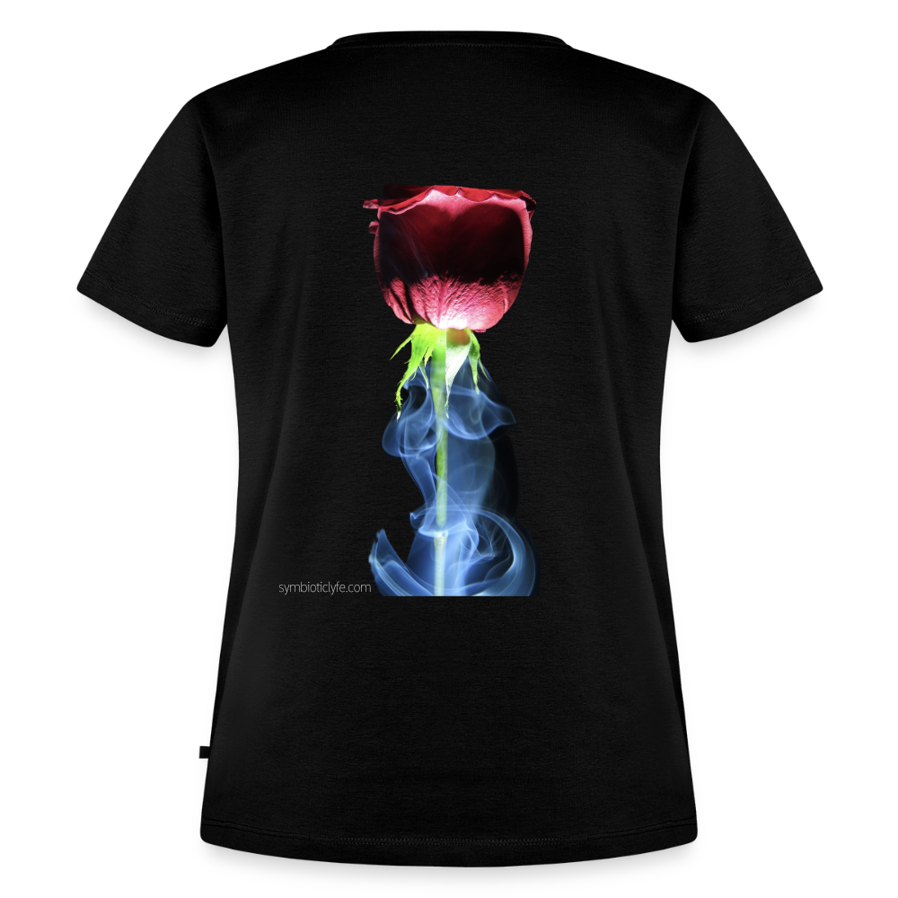 Smoke & Roses  ::: Women's Style T - black