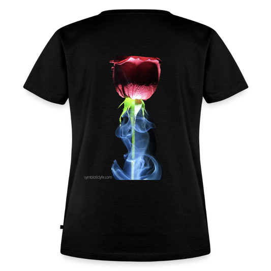 Smoke & Roses  ::: Women's Style T - black