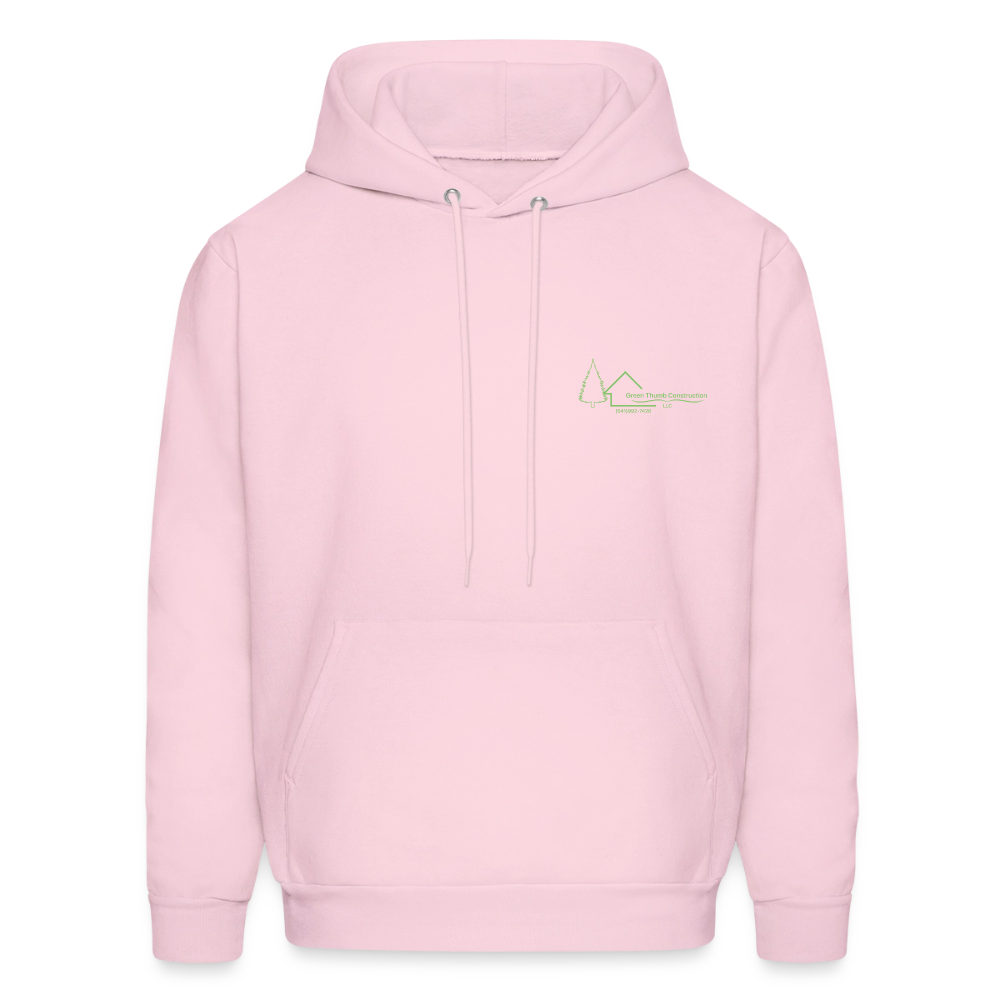 Green Thumb Construction Hoodie - pale pink