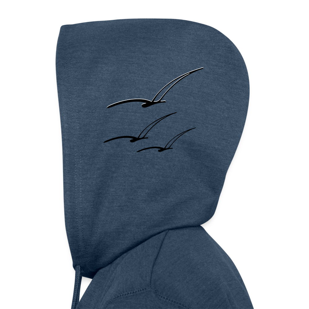 Leaface - Unisex Organic Hoodie - heather navy