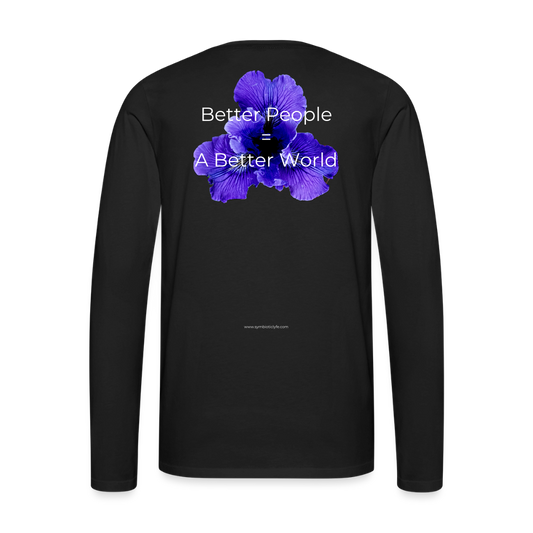 Men's Style Premium Long Sleeve - black