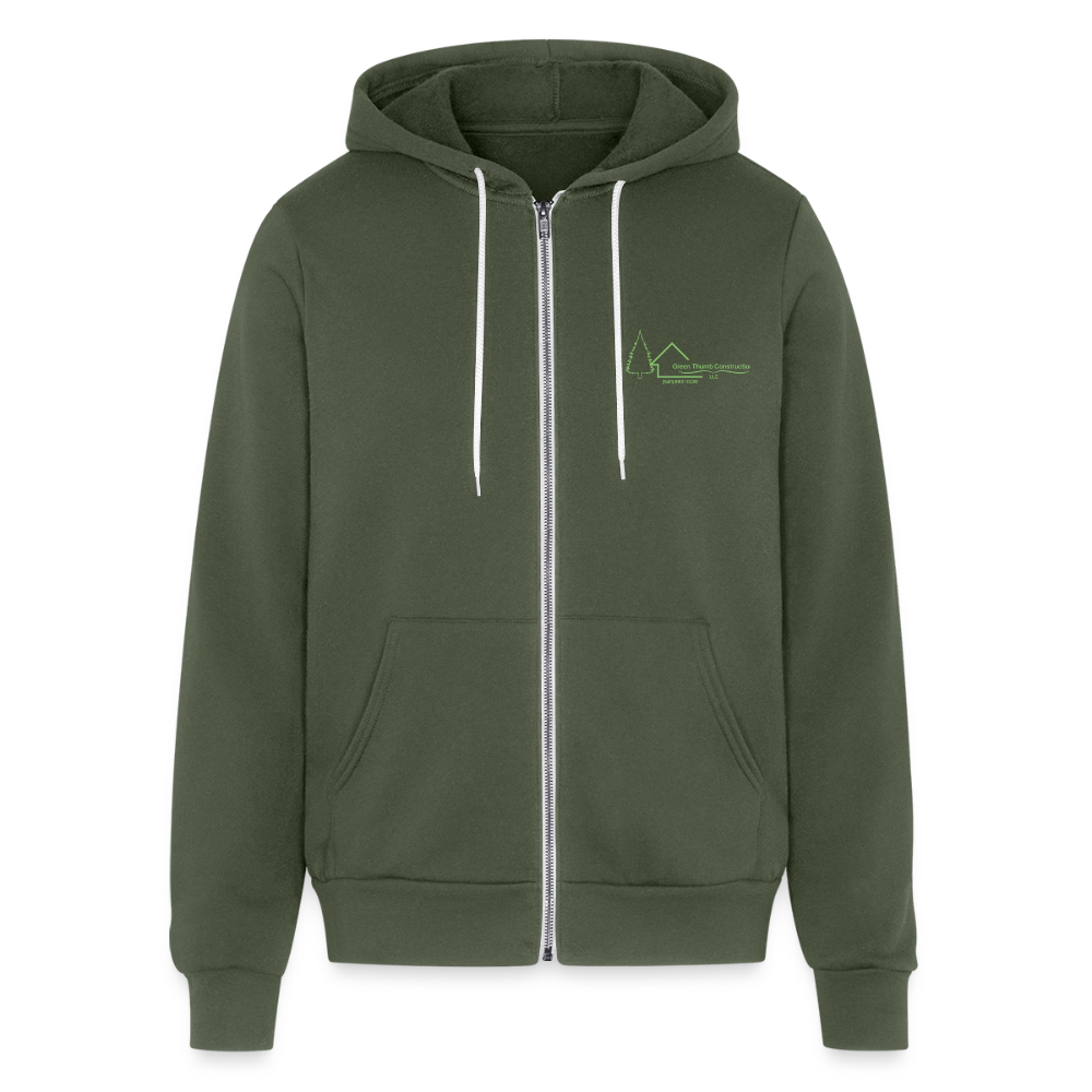 Green Thumb Construction Hoodie - military green