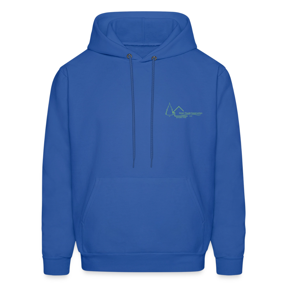 Green Thumb Construction Hoodie - royal blue