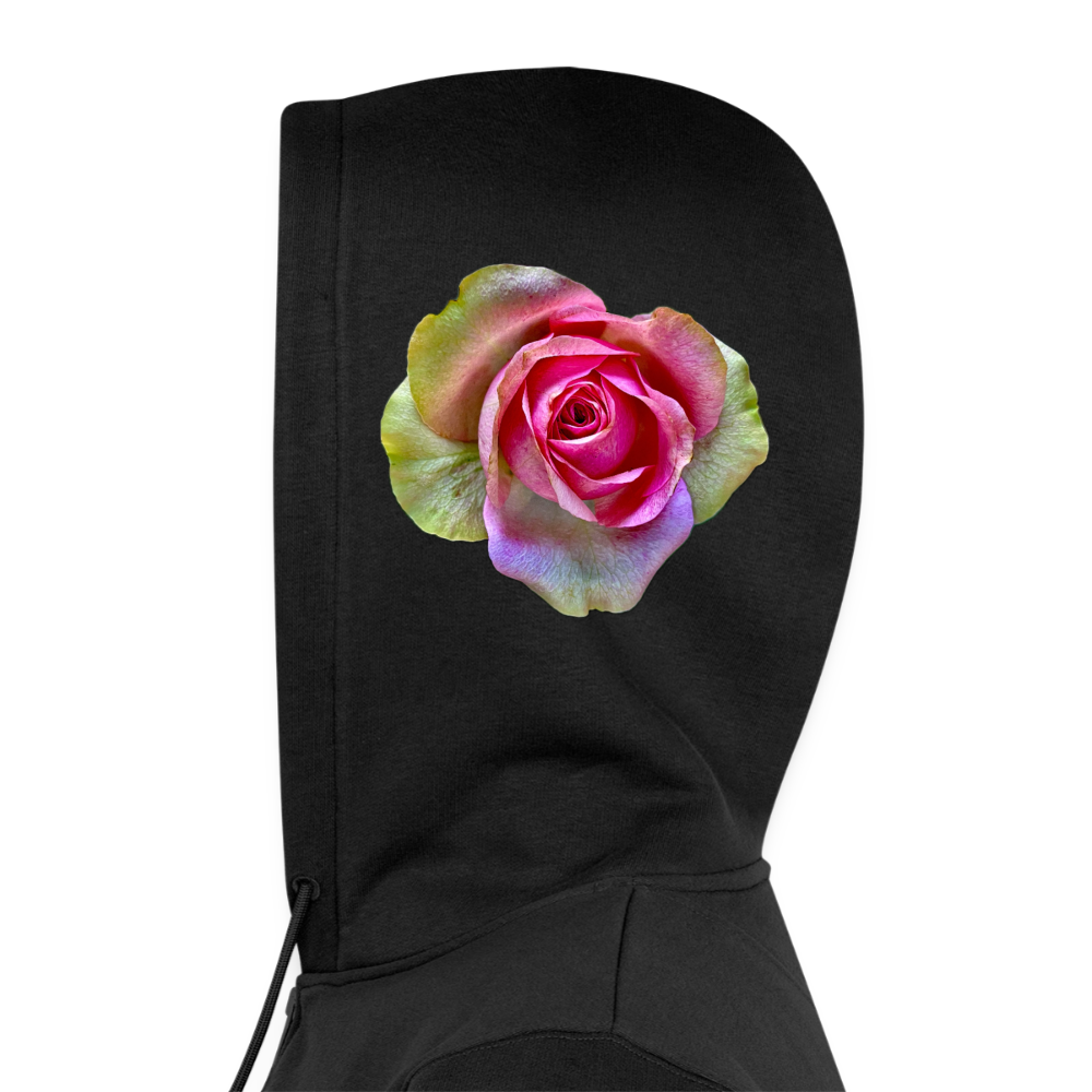 City of Roses :: Organic Zip Hoodie - black