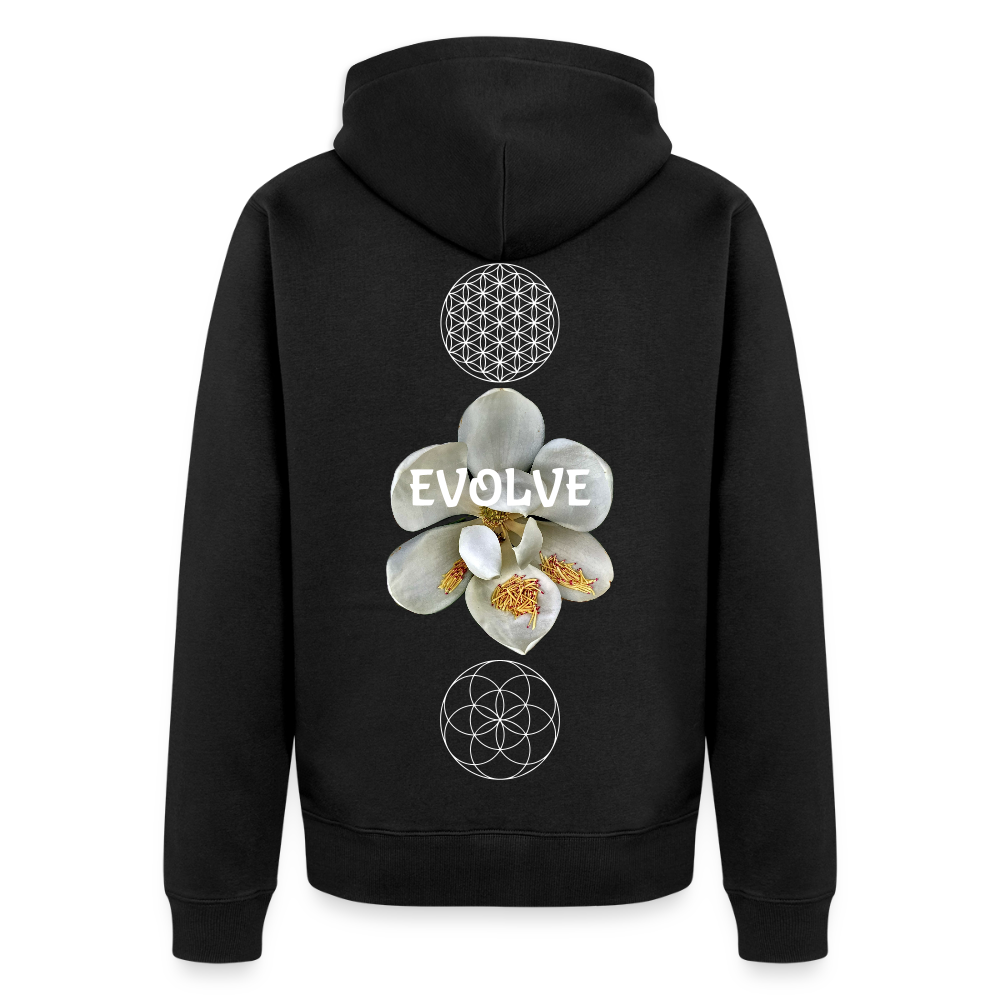 EVOLVE :: Organic Zip Hoodie - black