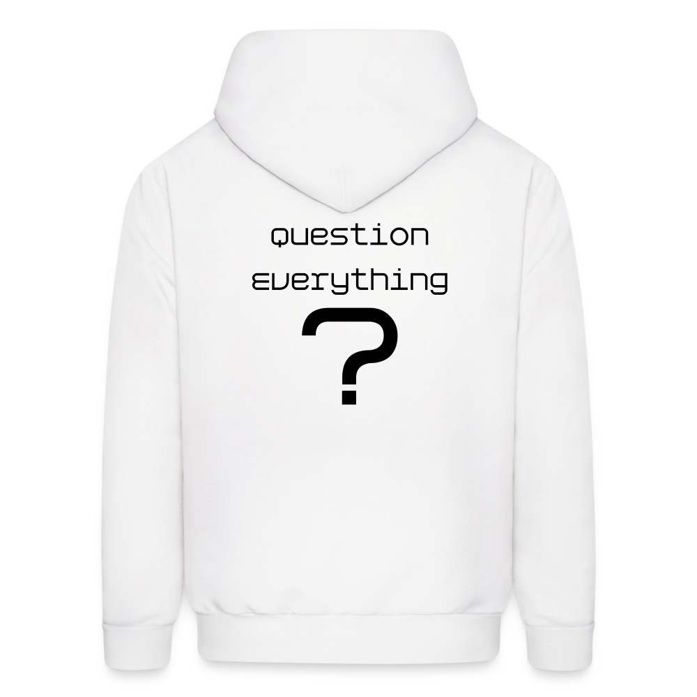 Question Hoodie - white