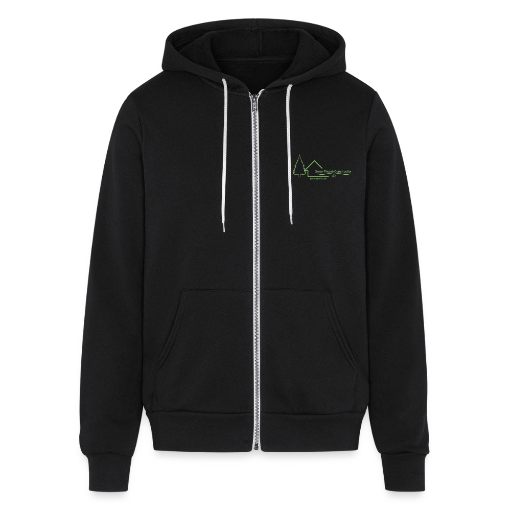 Green Thumb Construction Hoodie - black