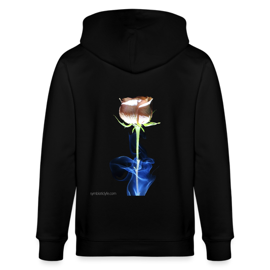 Smoke & Roses ::::: Organic Zip Hoodie - black