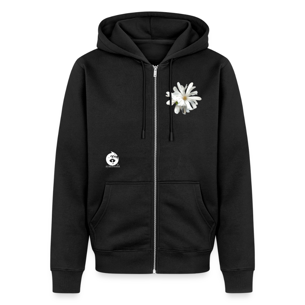 Organic Zip Hoodie ::::: ::::: :: - black