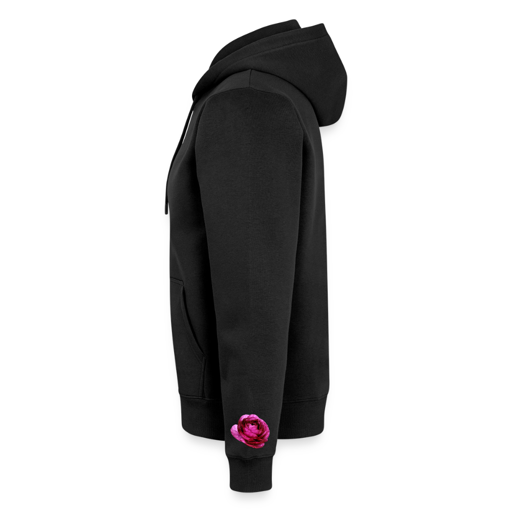 Organic Zip Hoodie ::: - black