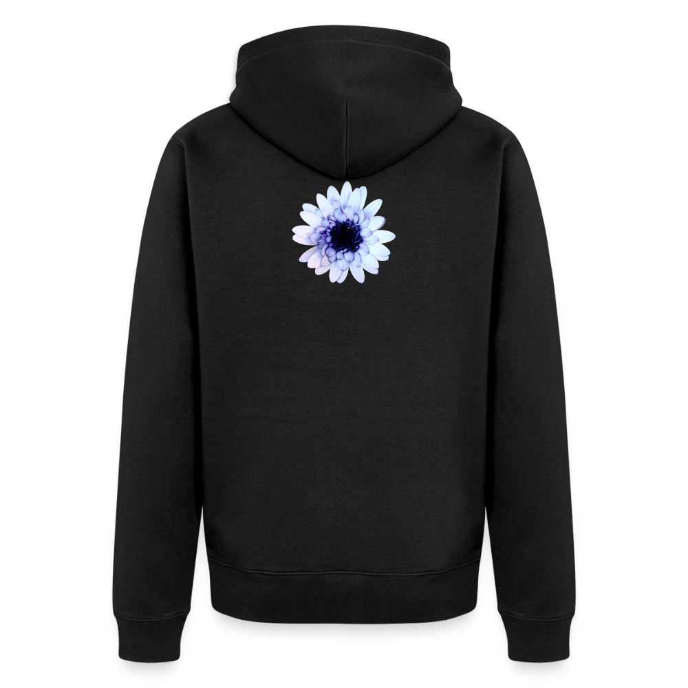 Organic Zip Hoodie ::::: ::::: : - black