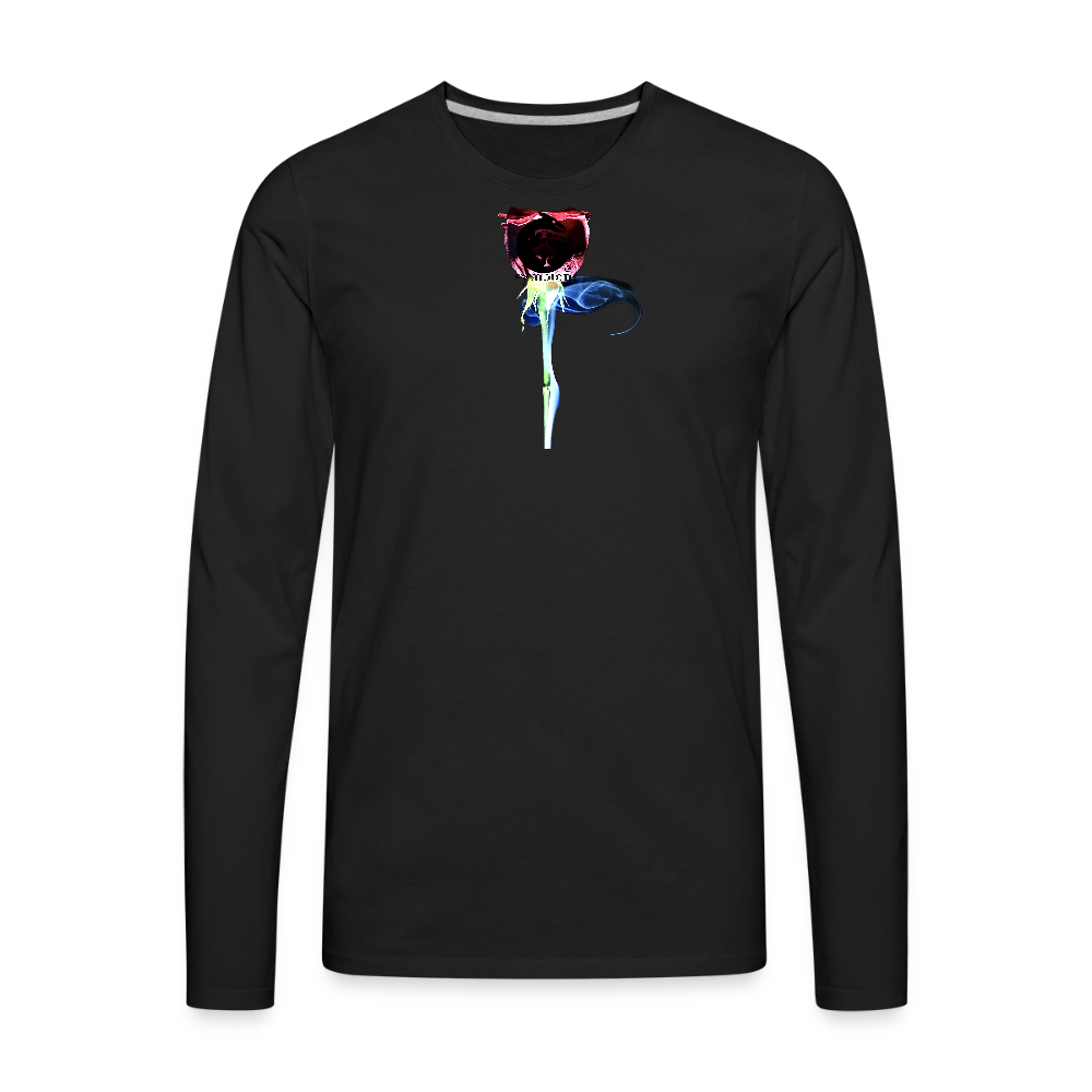 Smoke & Roses :: Mens Style Long Sleeve - black