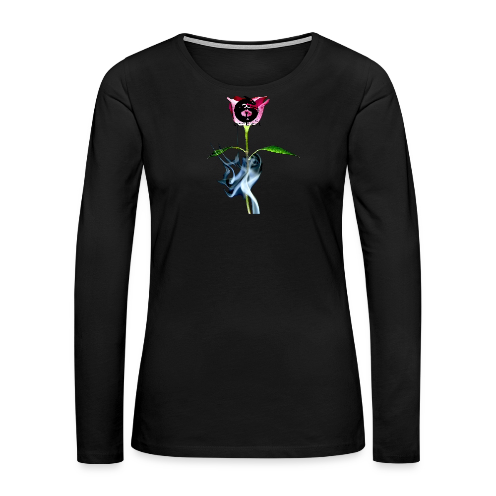 Smoke & Roses :::::  :  Women's Style Long Sleeve - black