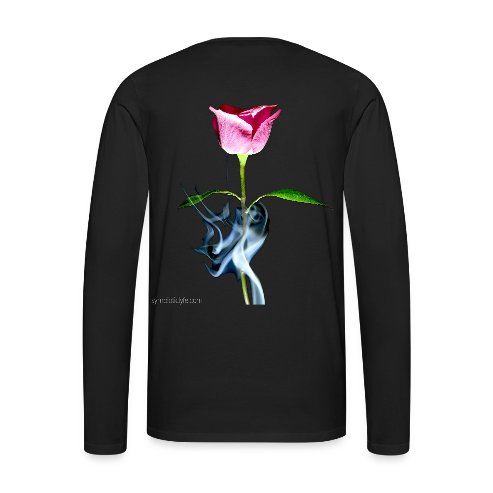 Smoke & Roses :::::  :  Mens Style Long Sleeve - black