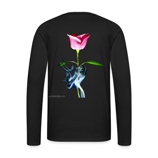 Smoke & Roses :::::  :  Mens Style Long Sleeve - black