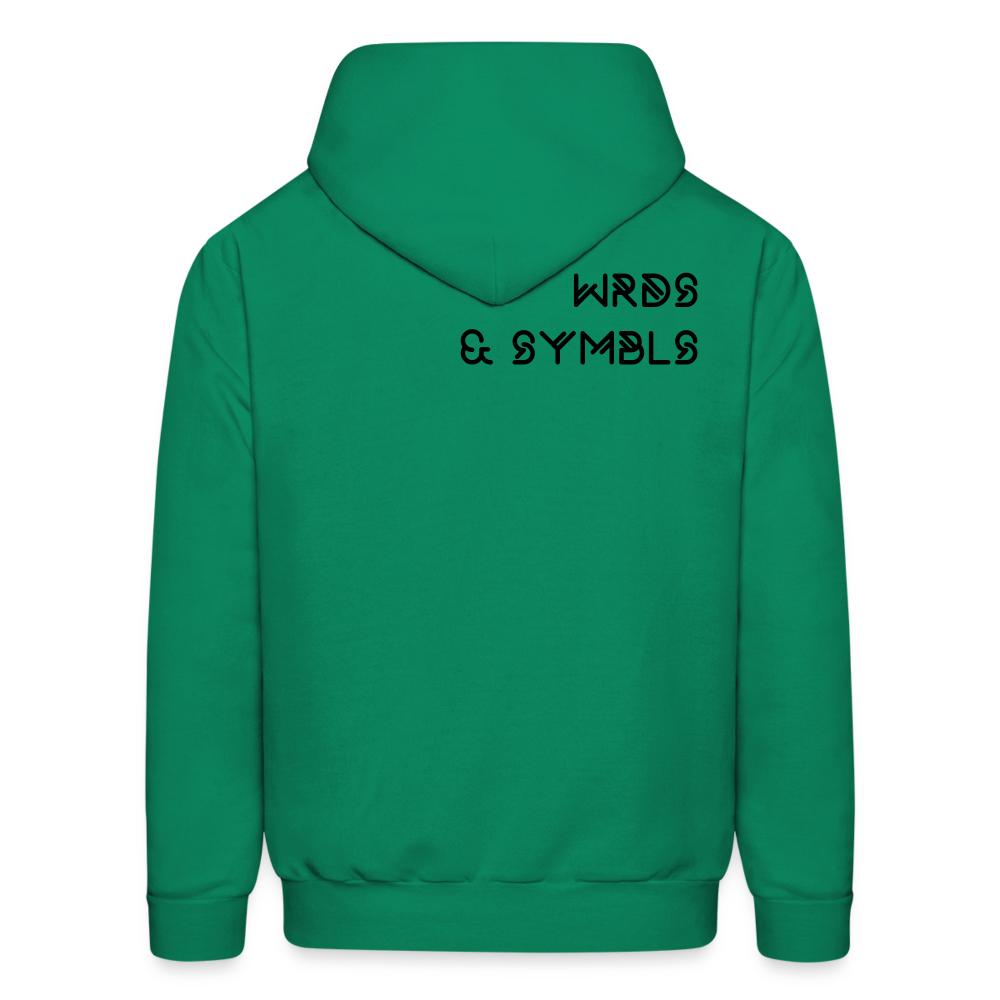 WRDS & SYMBLS Hoodie - kelly green