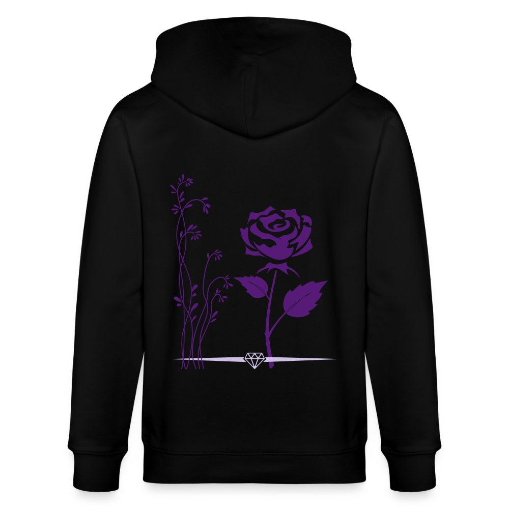 Capitalism - Organic Zip Hoodie - black