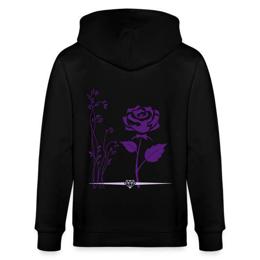 Capitalism - Organic Zip Hoodie - black