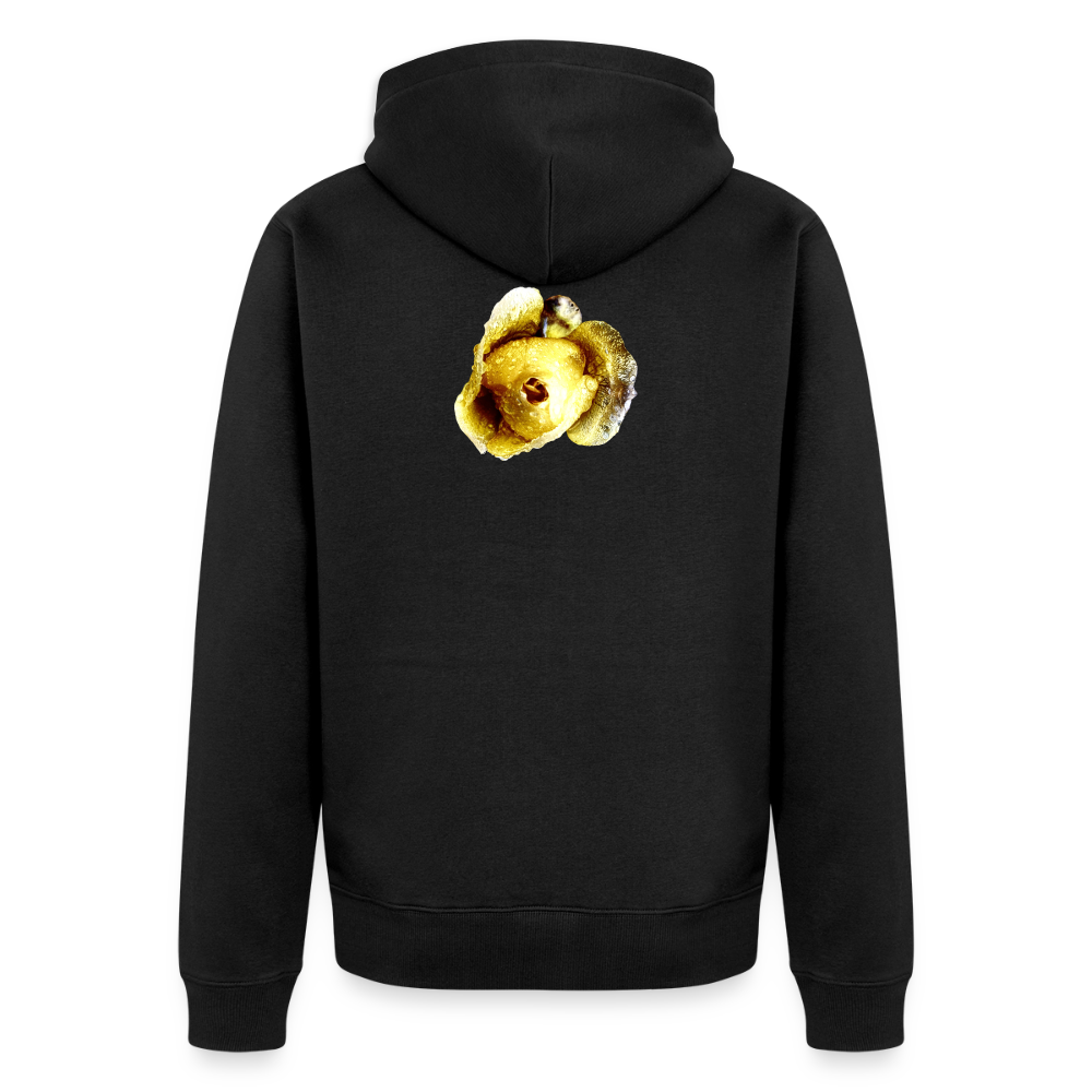 Organic Zip Hoodie :::::  : - black