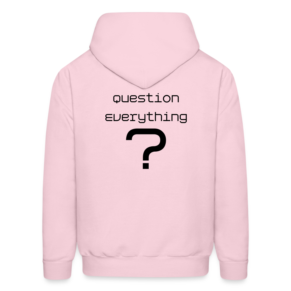 Question Hoodie - pale pink