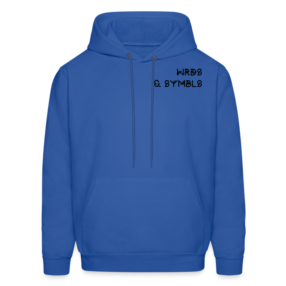 WRDS & SYMBLS Hoodie - royal blue