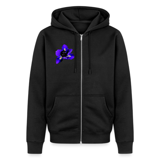 Organic Zip Hoodie :::::  : - black