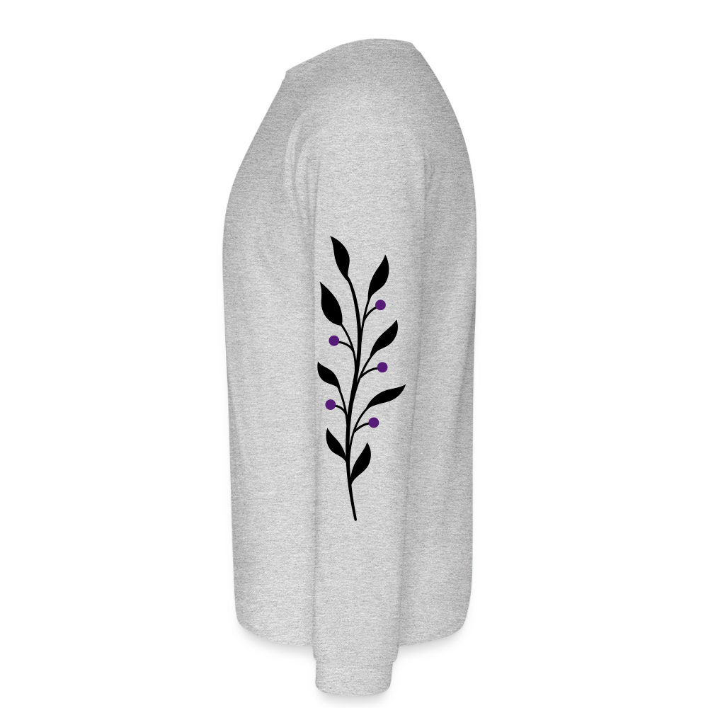 Daisy Long Sleeve T - heather gray