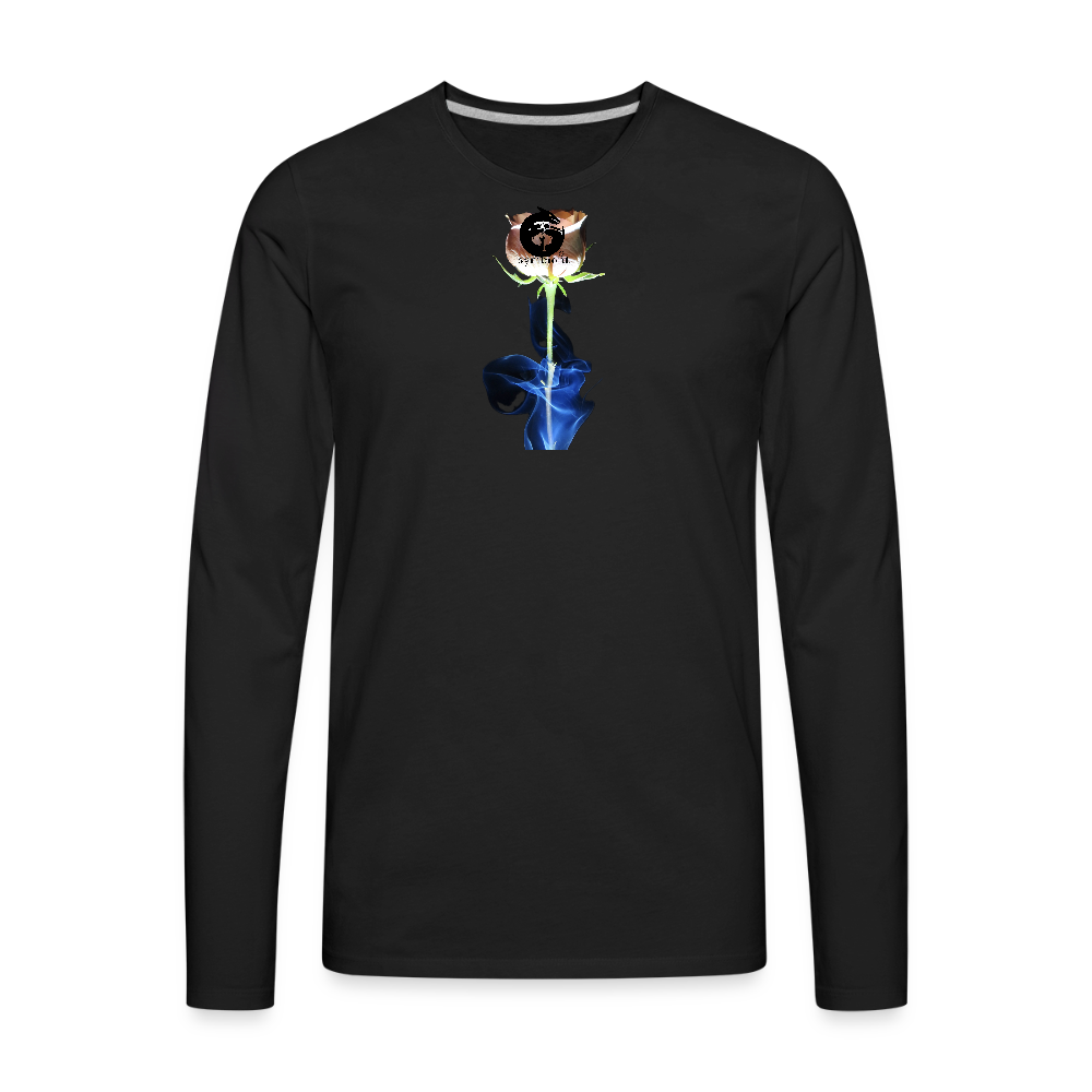 Smoke & Roses ::::: Mens Style Long Sleeve - black