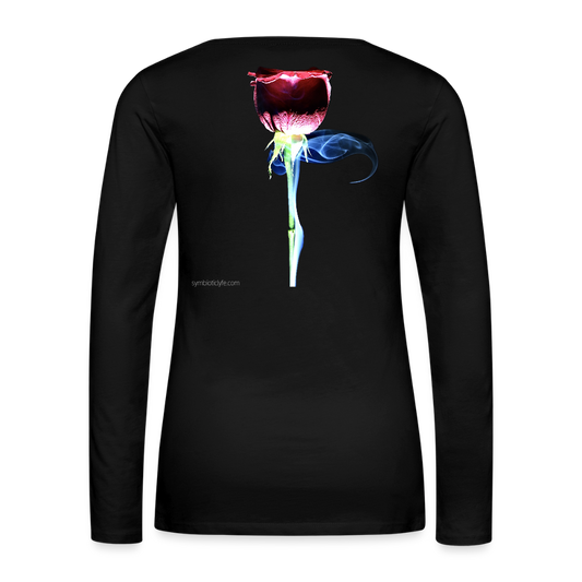 Smoke & Roses :: Women's Style Long Sleeve - black