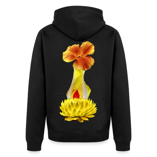 Capitalism :::: Organic Zip Hoodie - black