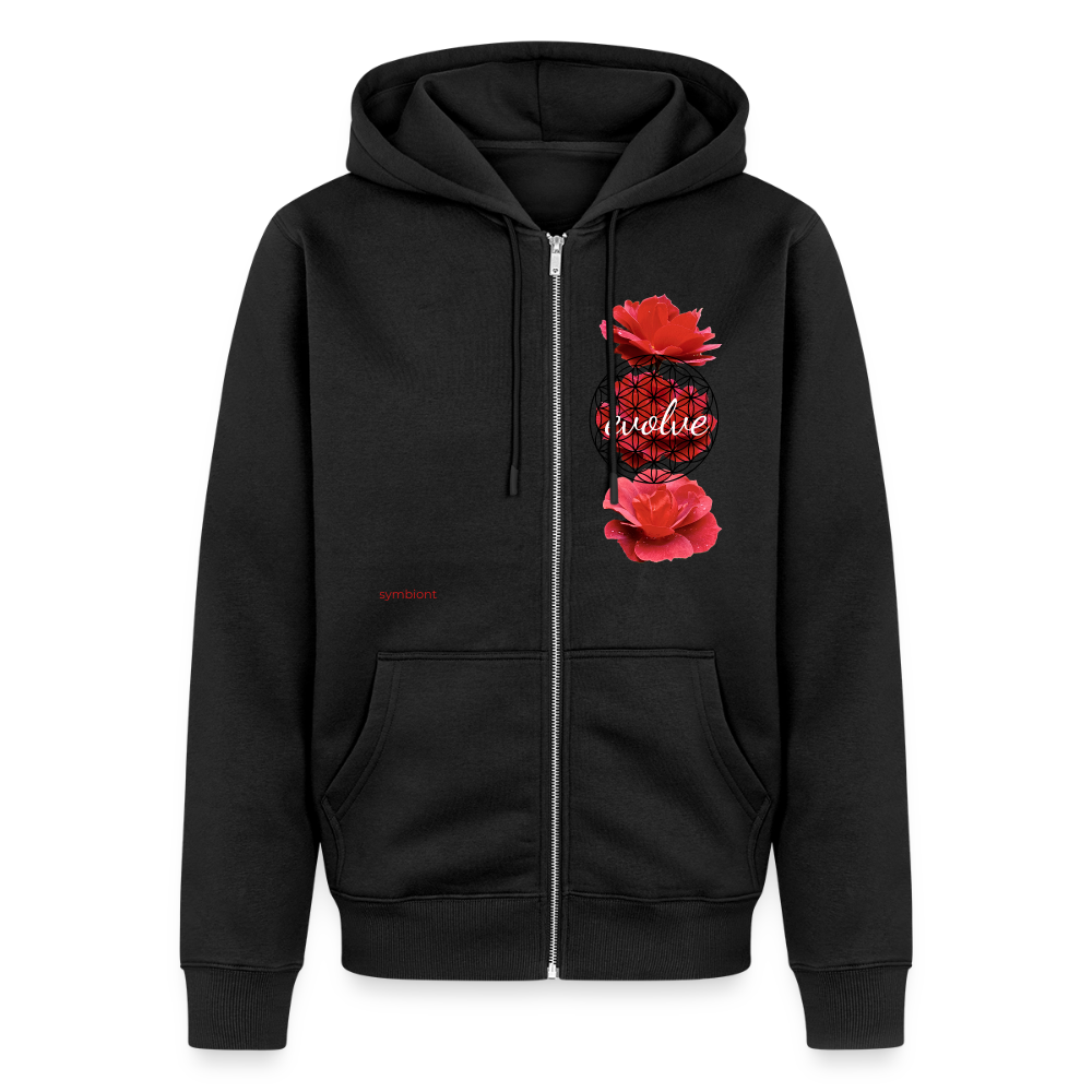 EVOLVE :::: Organic Zip Hoodie - black