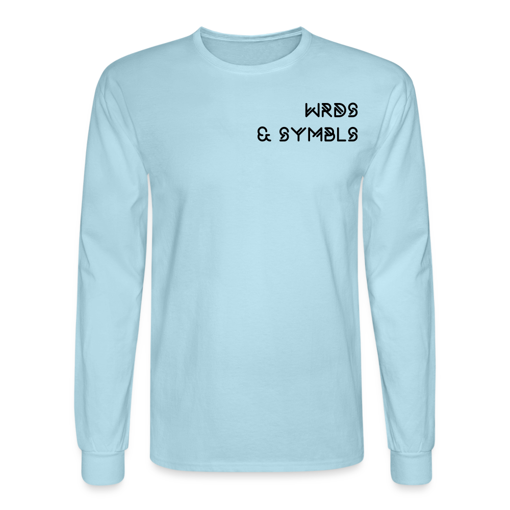 WRDS & SYMBLS Long Sleeve T - powder blue