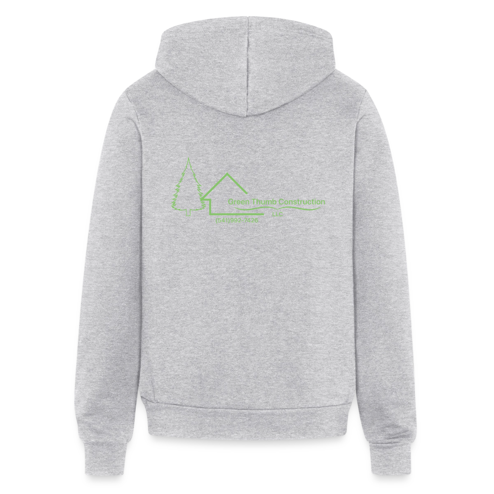 Green Thumb Construction Hoodie - heather gray