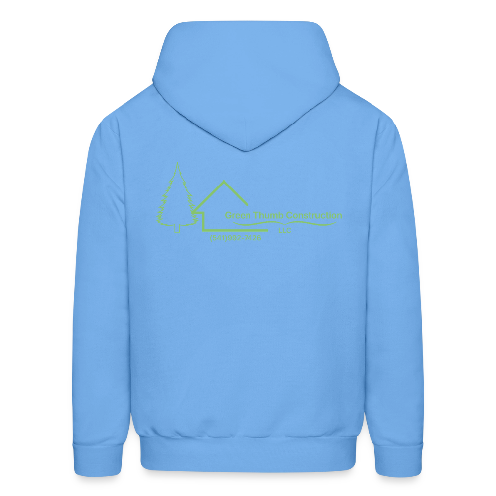 Green Thumb Construction Hoodie - carolina blue