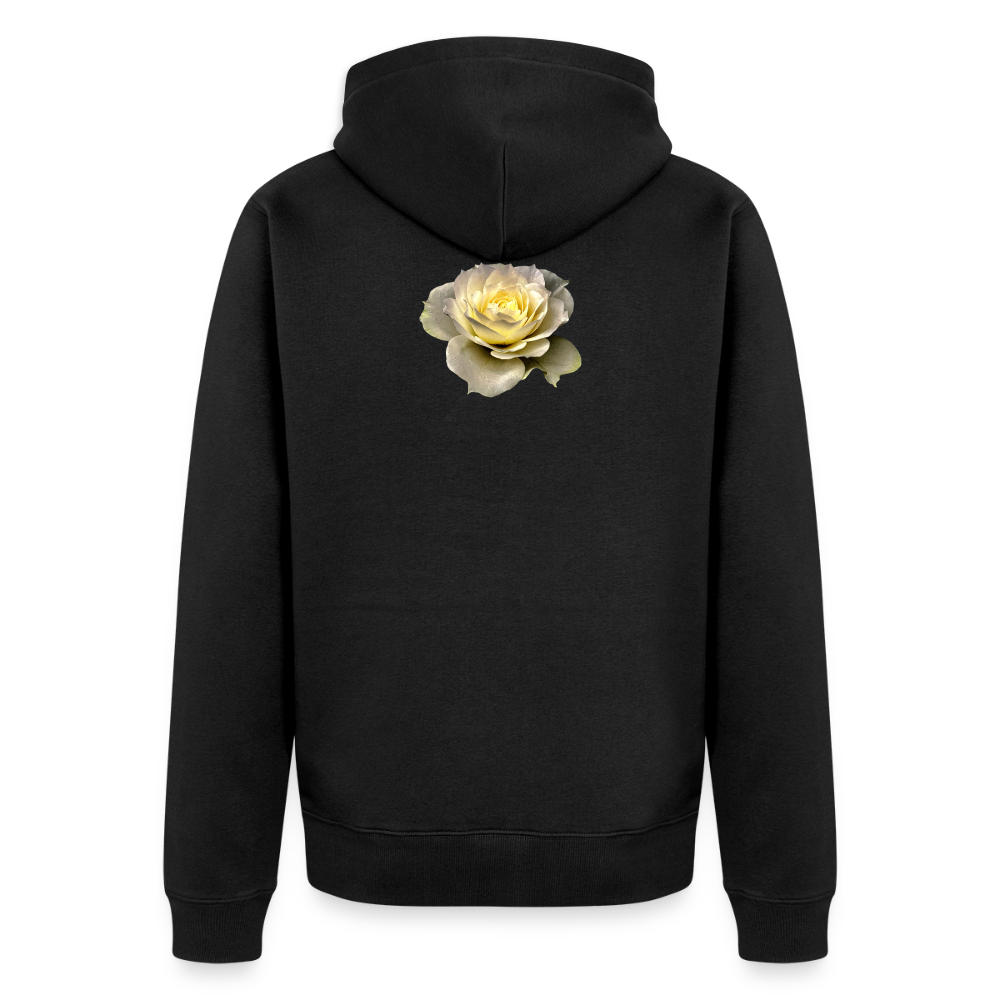 Organic Zip Hoodie :::: - black